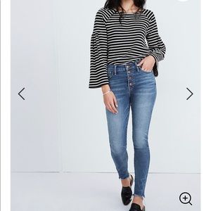 Madewell 10” High Rise Skinny Jeans